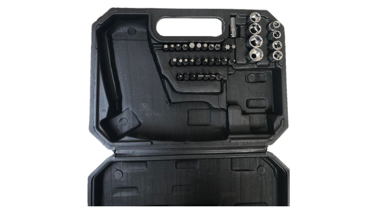 KIT TALADRO INALAMBRICO 3.6V 1300mAh  10 Nm + 45PCS (MALETA)