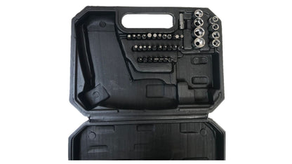 KIT TALADRO INALAMBRICO 3.6V 1300mAh  10 Nm + 45PCS (MALETA)