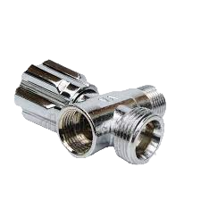 VALVULA CONEXION PARA LAVADORA DOBLE  1/2" x 3/4 x 1/2" "ITALVALV" MADE IN ITALY