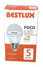 FOCO LED PERA 5W LUZ DIA "BESTLUX"