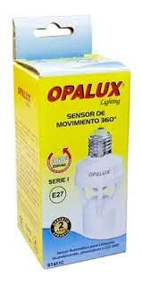 SOCKET SENSOR MOVIMIENTO C/ROSCA E27 "OPALUX"