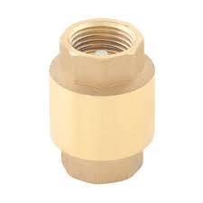 LLAVE CHECK BRONCE RESORTE 1" "YARDEN"