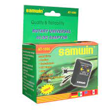 ADAPTADOR REGULABLE AC DCA 1.5v a 12v 1a AT 500 "SAMWIN"