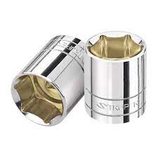 DADO CROMADO HEXAGONAL ENCASTRE 1/2 x 18MM TRUPER