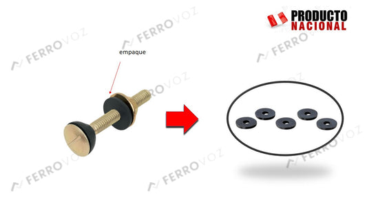 EMPAQUETADURA PLANA PERNO ANCLAJE INODORO
