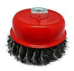 ESCOBILLA COPA TRENZADA 5" 14MM USO RUDO "TOOLCRAFT"