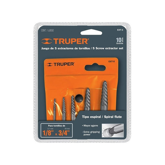 JUEGO EXTRACTOR PERNO ROTO "TRUPER"