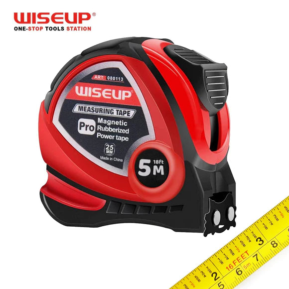 CINTA METRICA 5M X 25MM PRO "WISEUP"