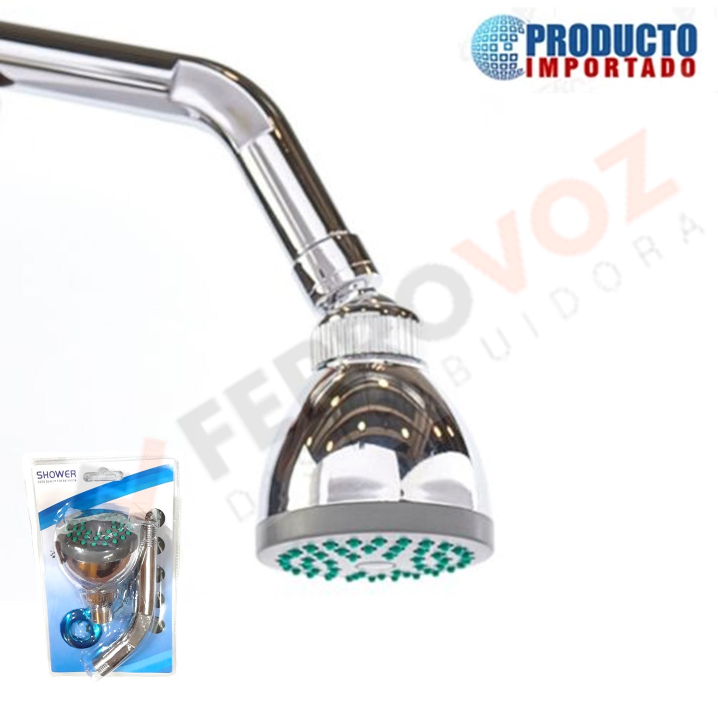 CABEZA DUCHA Y BRAZO 117GR. 3"