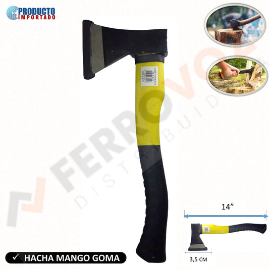 HACHA MANGO GOMA