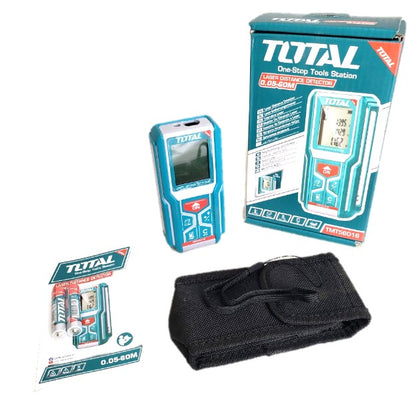 WINCHA  MEDIDOR DISTANCIA LASER 60M TOTAL USO RUDO