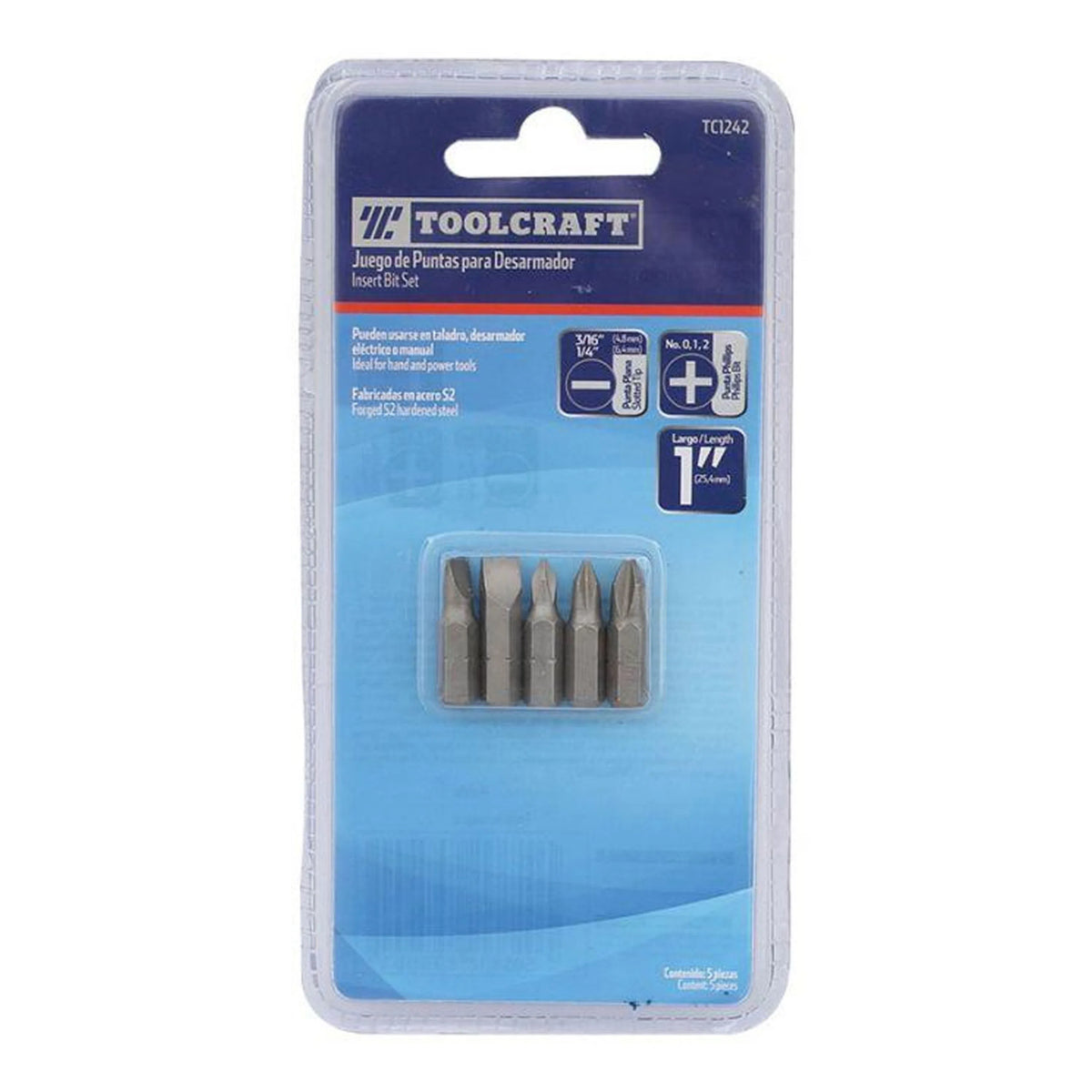 PUNTILLA MIXTAS PH2 x1" (5 PIEZAS)