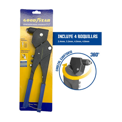 REMACHADORA MANUAL  DE ALUMINIO DE 10.5"