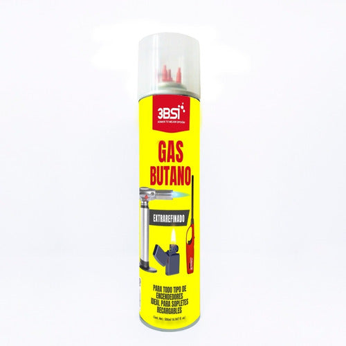 LATA GAS BUTANO SPRAY 440 gr. "3BSI"