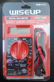 MULTIMETRO DIGITAL 750W PORTATIL "WISEUP"