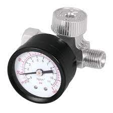 MANOMETRO REGULADOR AIRE 1/4NPT "TRUPER"