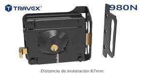 CERRADURA BLINDADA 980N "TRAVEX" NEGRA