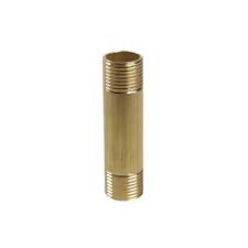 NIPLE BRONCE 1/2" x 5" ( X UNIDAD)