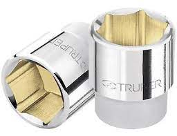 DADO CROMADO HEXAGONAL ENCASTRE 1/2 x 20MM TRUPER