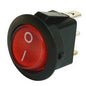 SWITCH LUMINOSO "PULSAR" REDONDO COLOR ROJO 20A 12V