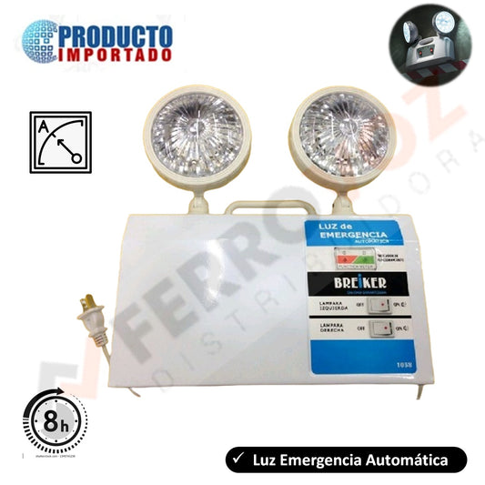 LUZ EMERGENCIA LED EFICIENCIA MEDIA