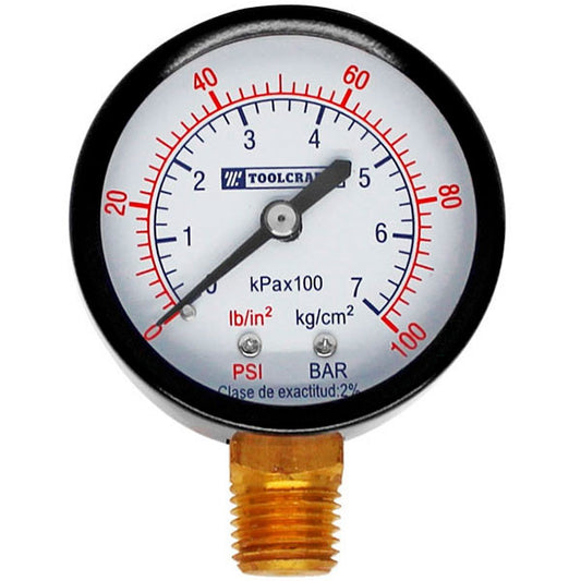 MANOMETRO 100 PSI "TOOLCRAFT"