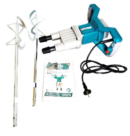 TALADRO MEZCLADOR CONCRETO PINTURA  1800W "TOTAL" USO RUDO