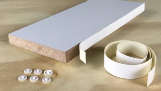TAPA CANTO MELAMINICO BLANCO 22 x 0.45 mm (x metro lineal)