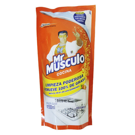 MR. MUSCULO ANTIGRASA SACHET X 500 ML. NARANJA