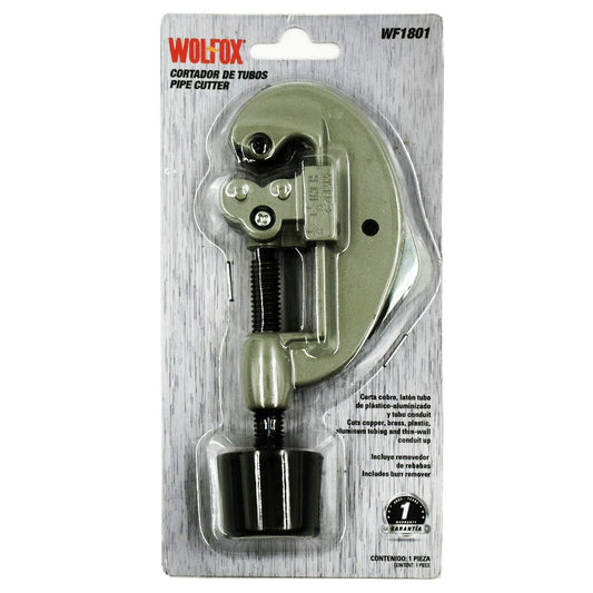 CORTADOR TUBO LATON PLASTICO 1/8-11/8  "WOLFOX"