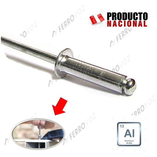 REMACHE POP 5/32" x 1/4"(100PCS)