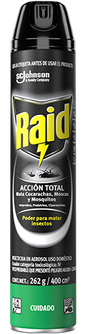 INSECTICIDA ACCION TOTAL  400ML "RAID"