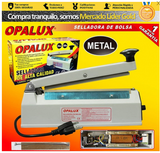 Selladora de bolsas de 20CM 300W marca “Opalux” cuerpo metalico PREMIUM