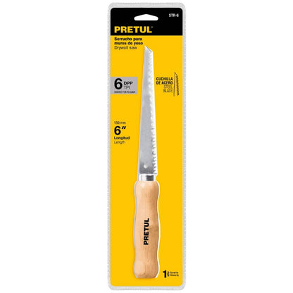 SERRUCHO DRYWALL 6" "PRETUL"