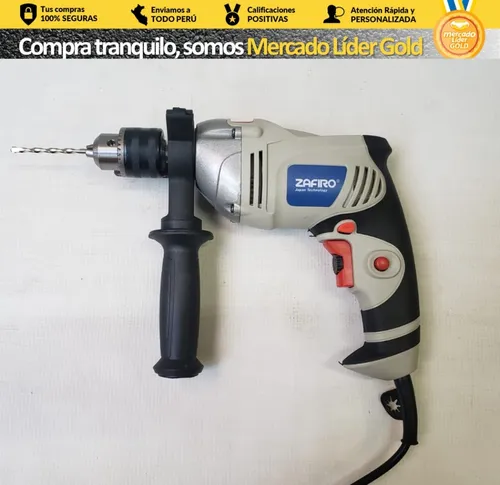 Kit Taladro Percutor 650w 158 Pcs Zafiro Uso Rudo