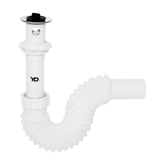 TRAMPA FLEXIBLE  LAVATORIO BAÑO 1 1/4"