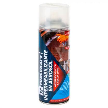 IMPERMEABILIZANTE EN AEROSOL TRANSPARENTE 280g " TOOLCRAFT"
