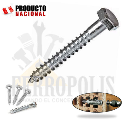 TIRAFON 1/4" x 1 1/2" ( x und )