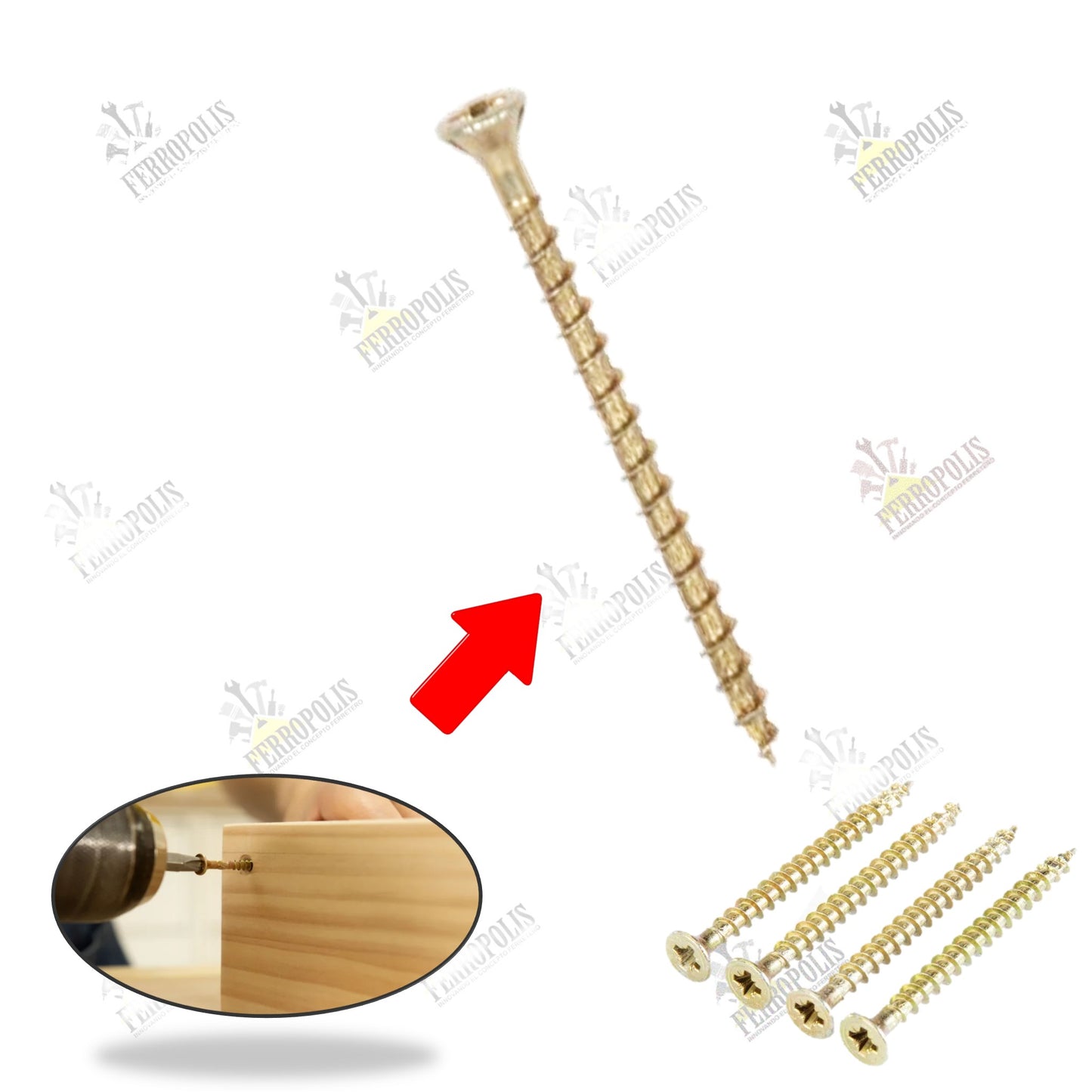 TORNILLO SPACK 4 X 50 (GR ≈ 10PCS APROX)