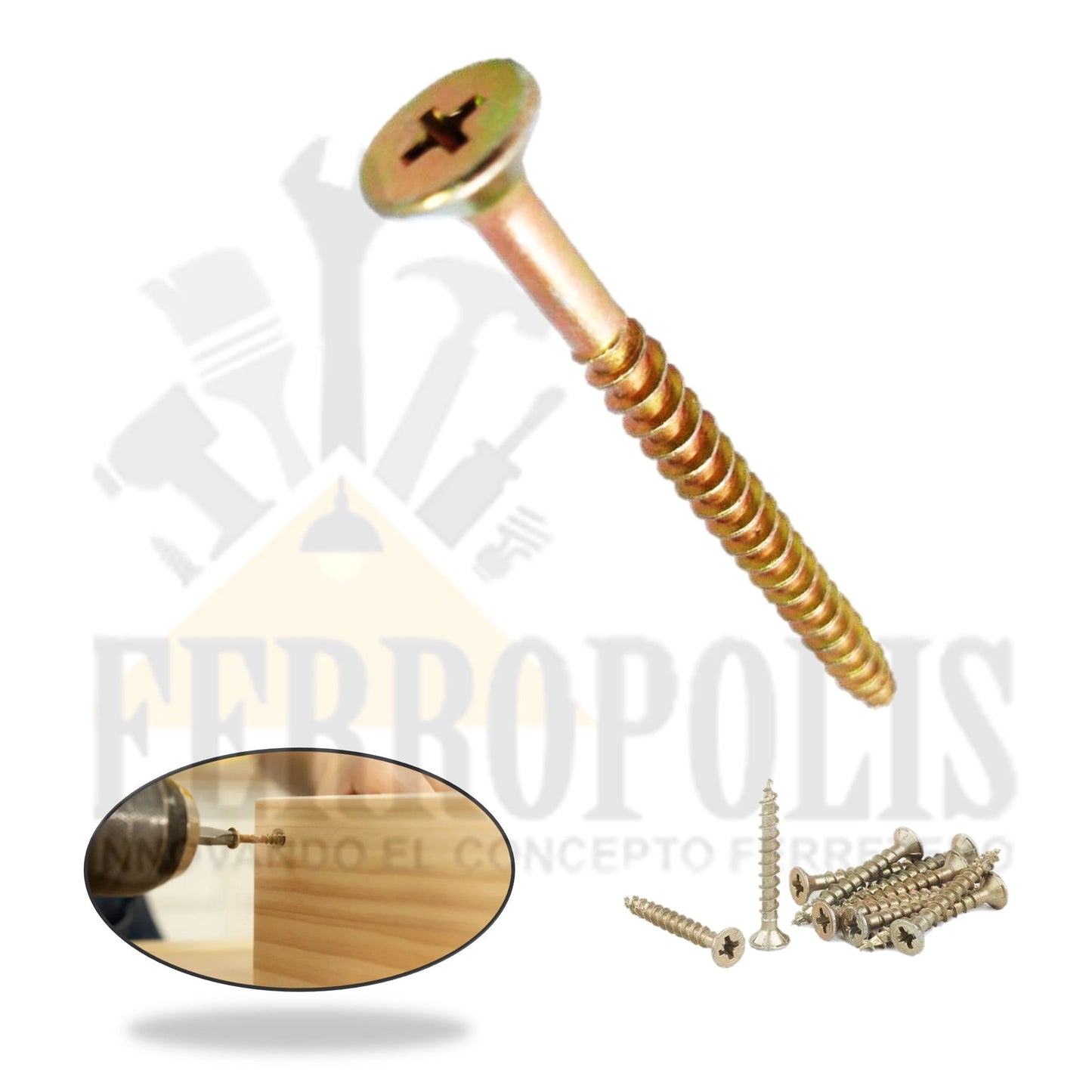 TORNILLO SPACK 5 X 80 ( X UND )