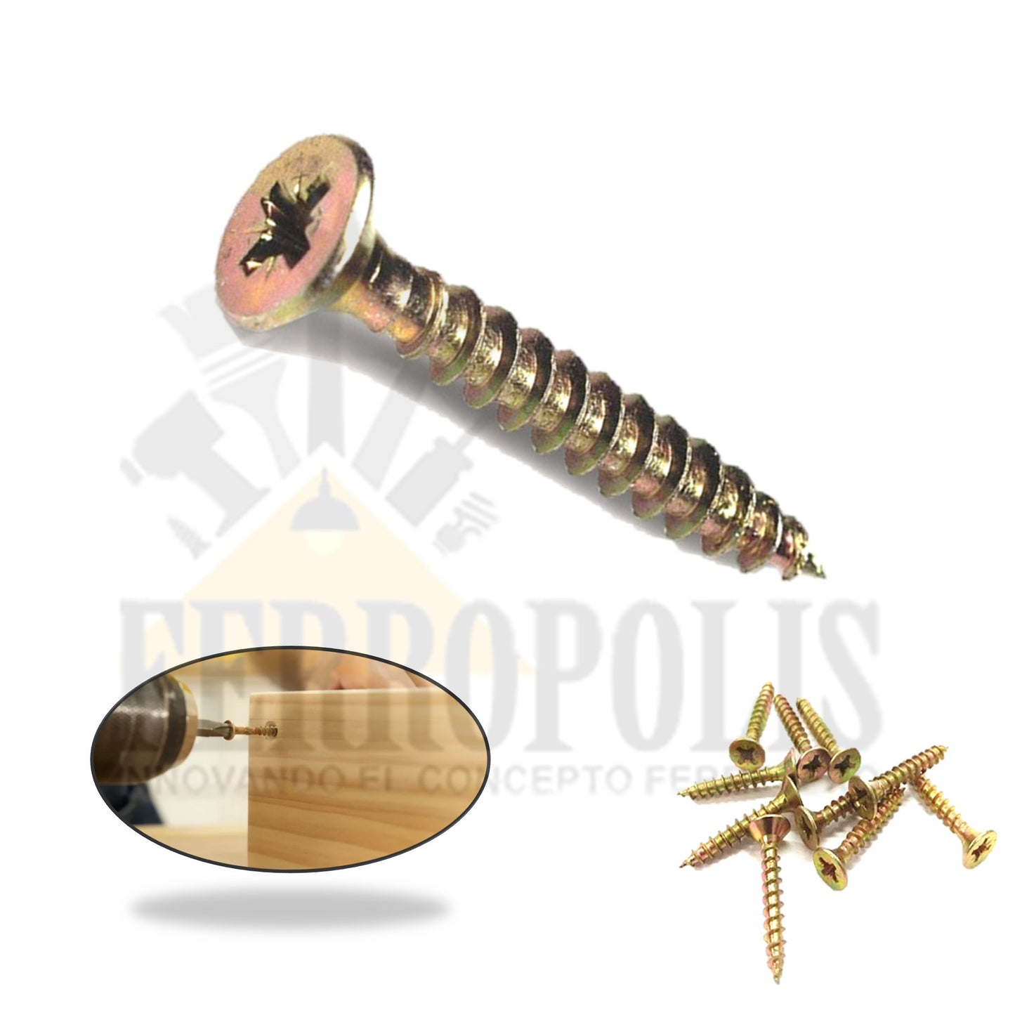 TORNILLO SPACK 6 x 100 ( x und )