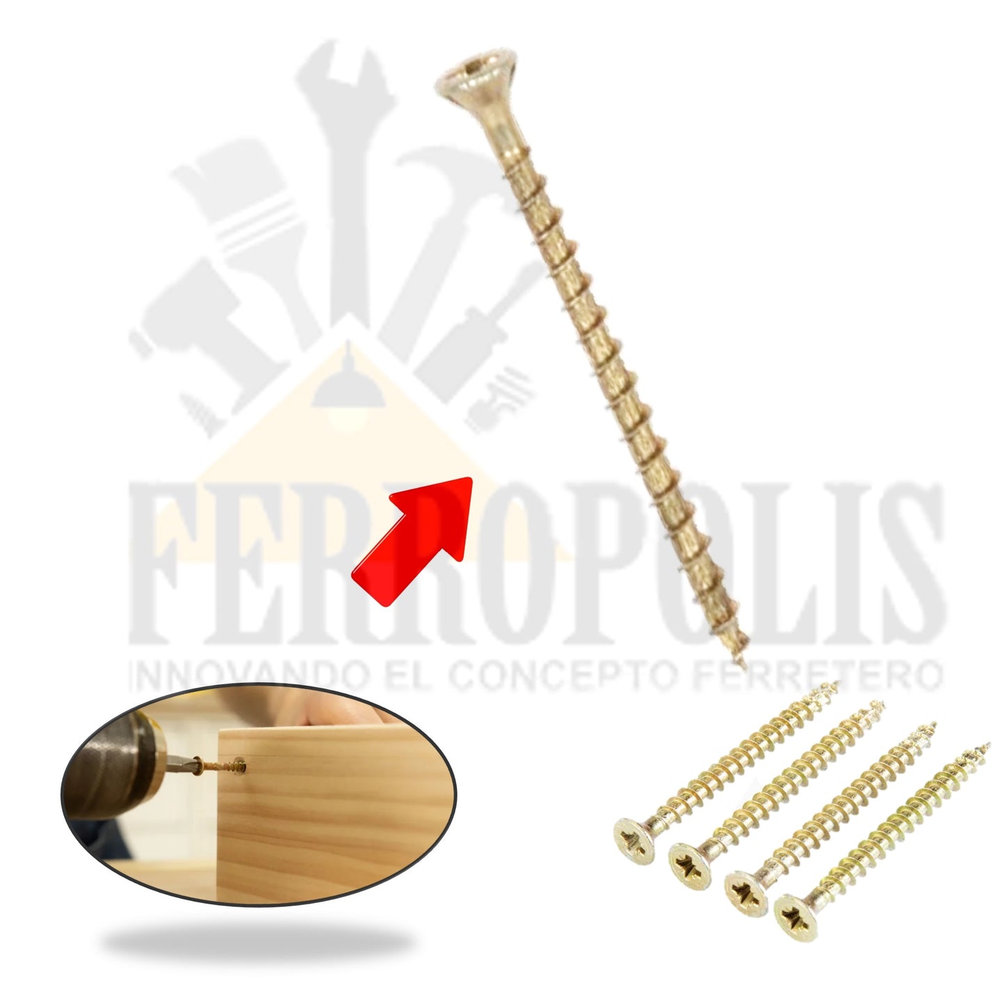 TORNILLO SPACK 4 X 40  (GR≈10PCS APROX)