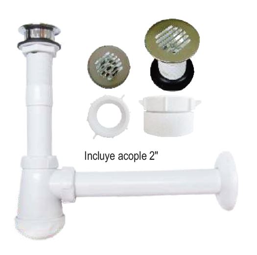 TRAMPA BOTELLA LAVATORIO PVC 1 1/4" "C&A"