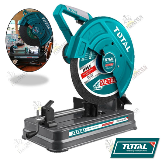 TRONZADORA SIERRA DE CORTE INDUSTRIAL 2350W 14 ” "TOTAL