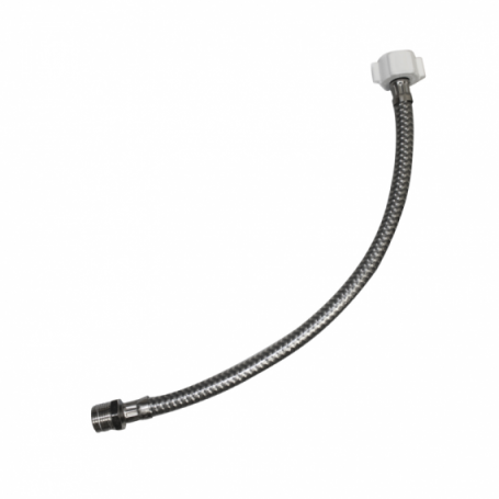 TUBO ABASTO ACERADO 7/8"X40CM PVC- "METUSA"